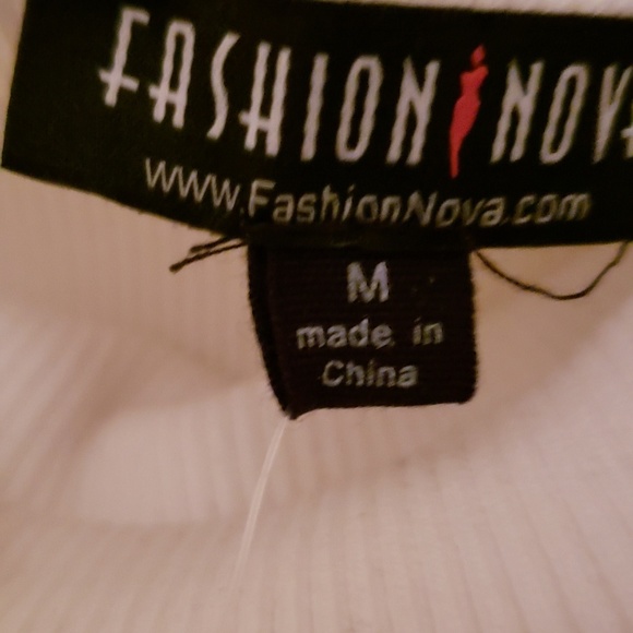 Sexy white off shoulder mini dress - Picture 3 of 4